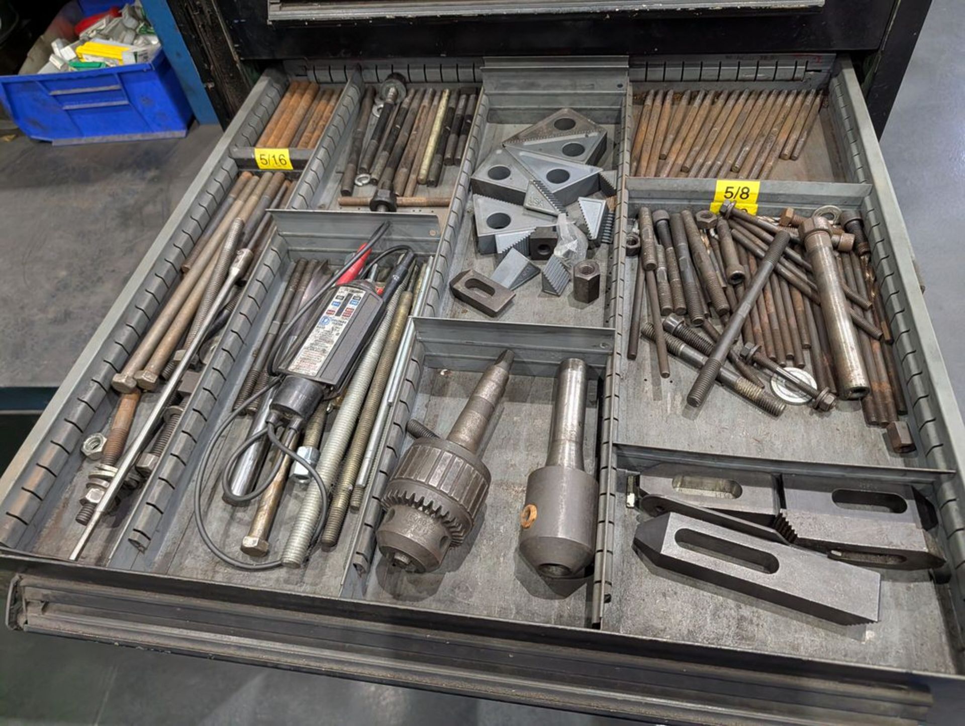 Assorted Mill & Lathe Tooling W/ 12-Drawer Modular Cabinet - Image 10 of 31
