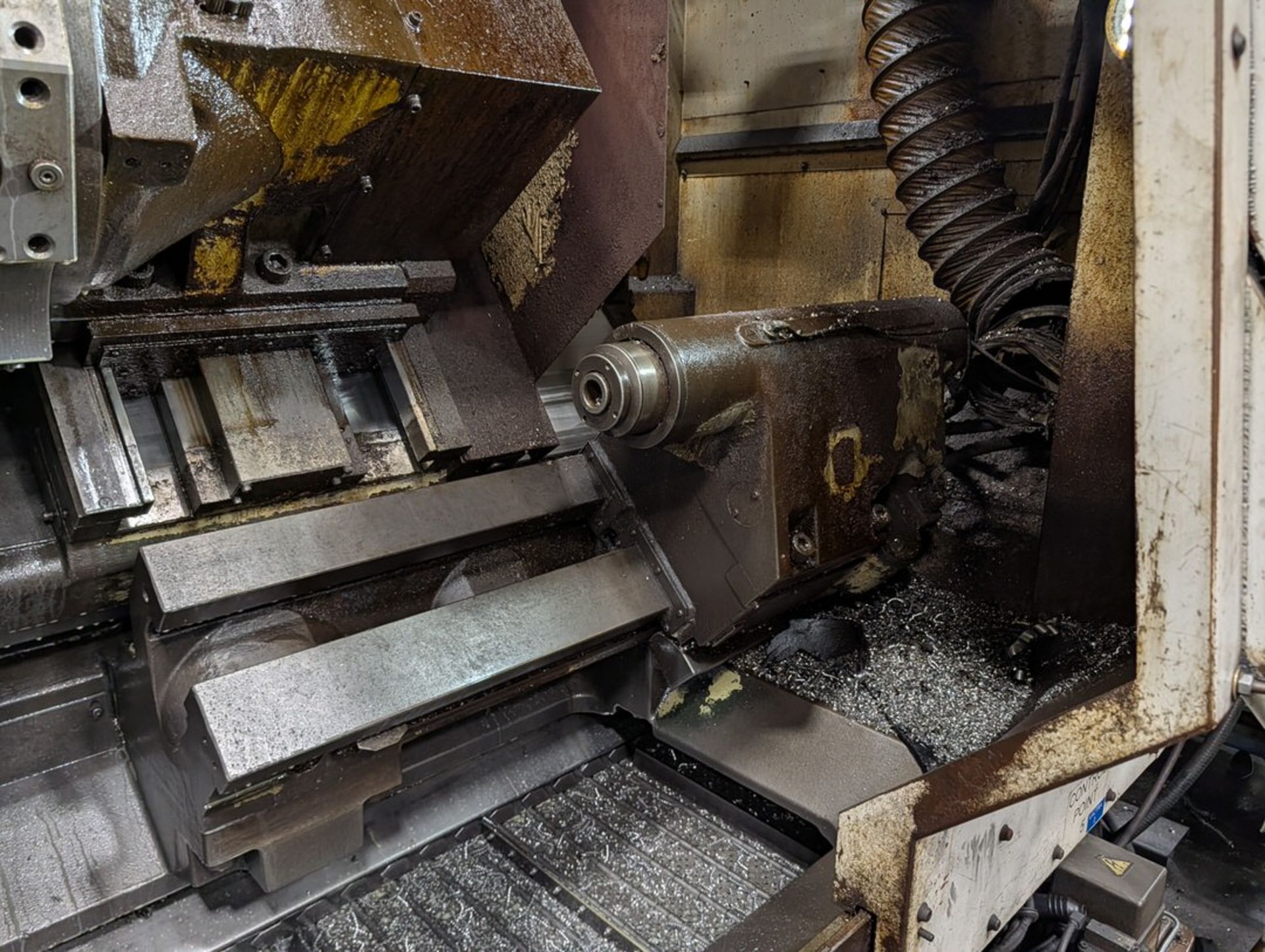 Mori Seiki SL-65 CNC Lathe 220/3/60, W/ Mori Seiki MSC-516 Control; W/ Hyd Unit; W/ Chip Conveyor; - Image 9 of 18