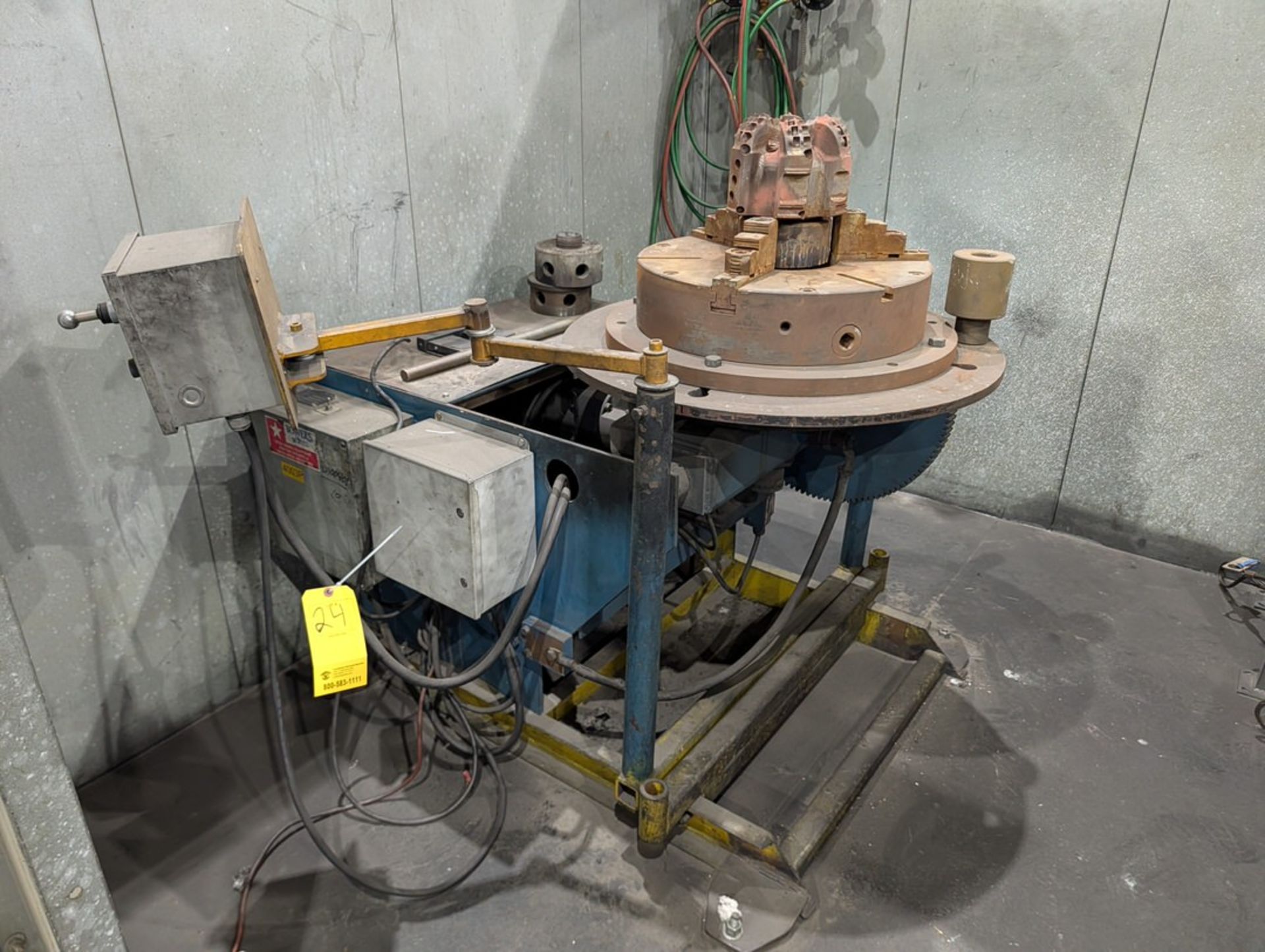 Bowers P1000 18" 3-Jaw Positioner 1K Cap. - Image 3 of 7
