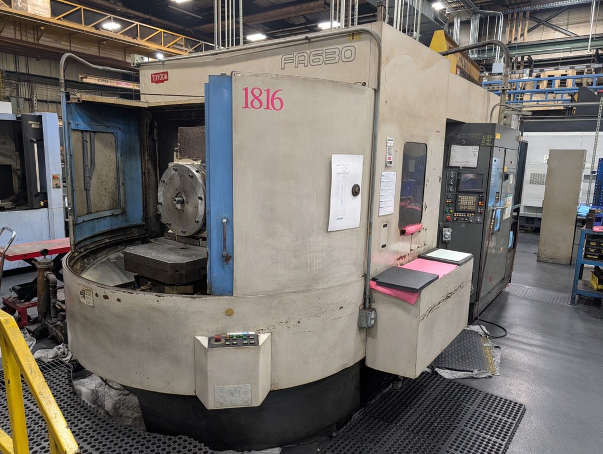 2000 Toyoda FA630 Horizontal Machining Center 200/3/60 W/ GE Fanuc Series 16i-M Control (No