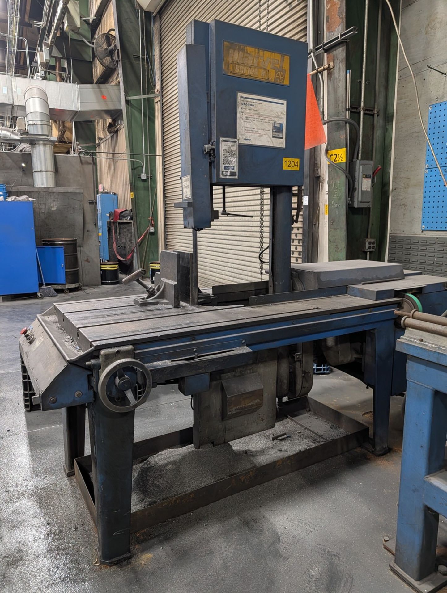 Marvel 8-mark-1 18"x20" Vertical Bandsaw 230/3/60 - Image 12 of 13