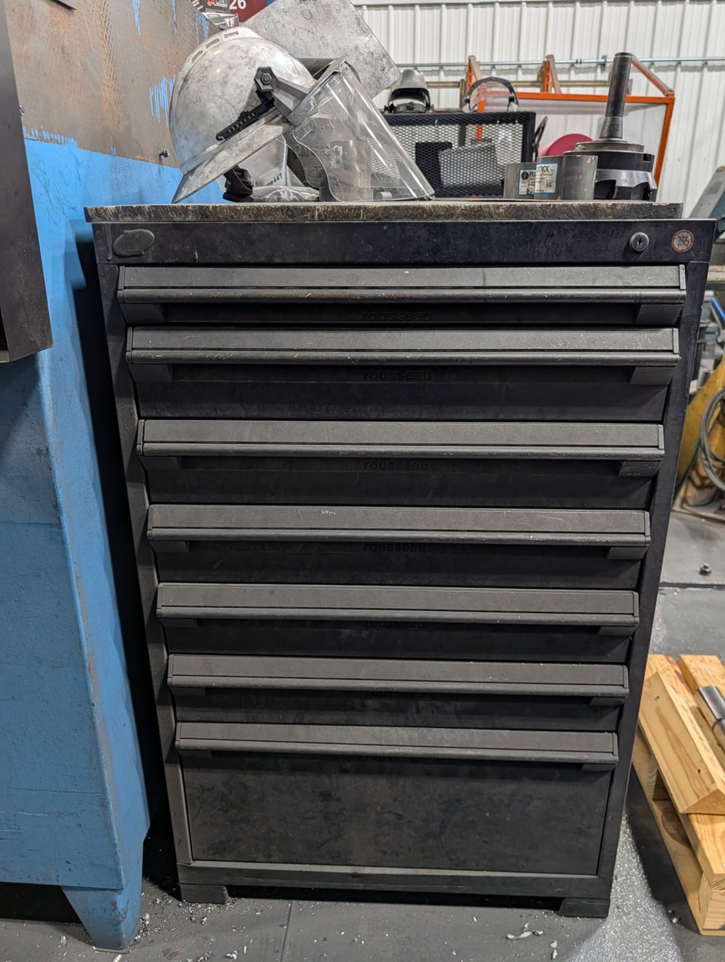 Lagun LTV-2 Milling Machine 10"x50" Table; W/ Acu-Rite Control; W/ 7-Drawer Modular Cabinet W/ - Image 11 of 19