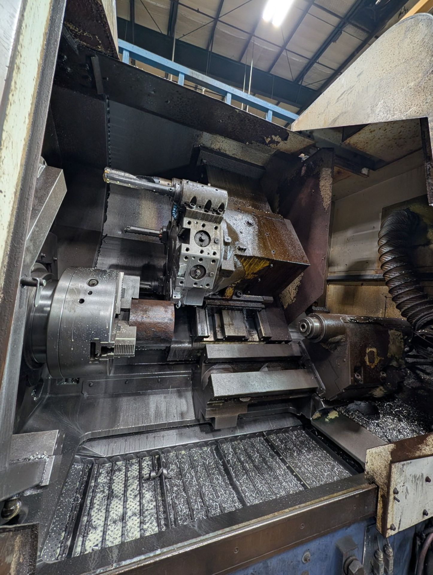 Mori Seiki SL-65 CNC Lathe 220/3/60, W/ Mori Seiki MSC-516 Control; W/ Hyd Unit; W/ Chip Conveyor; - Image 10 of 18