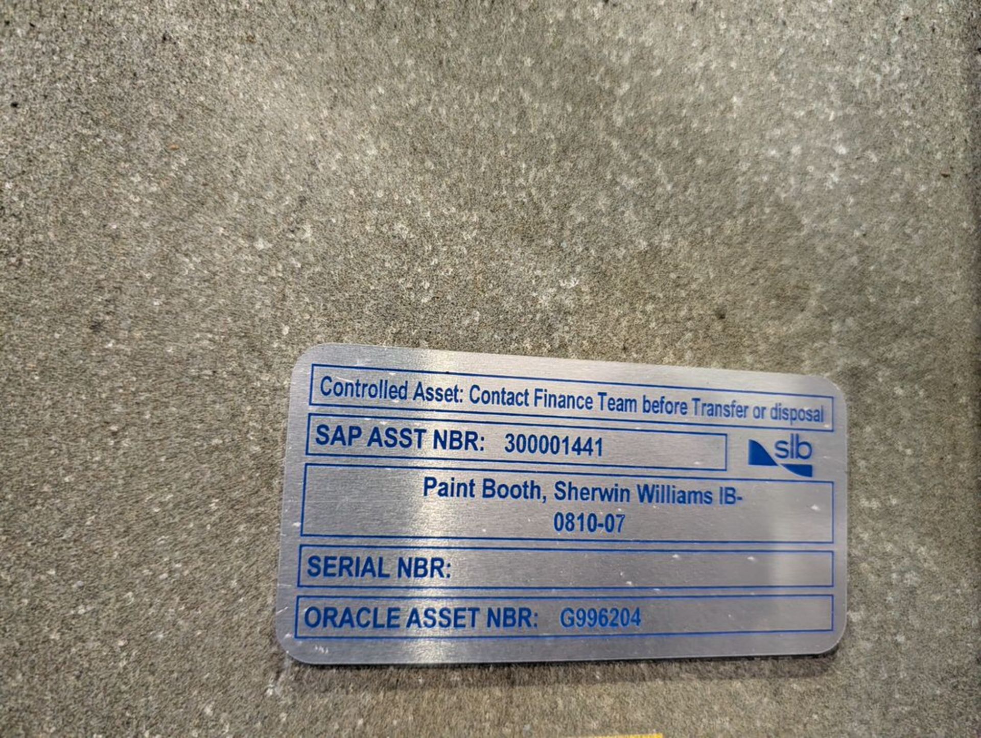 Sherwin Williams Paint Booth 10'8" x 8'4" x 10'3-1/2"H (Booth Only-Monorail Excluded) - Image 9 of 10