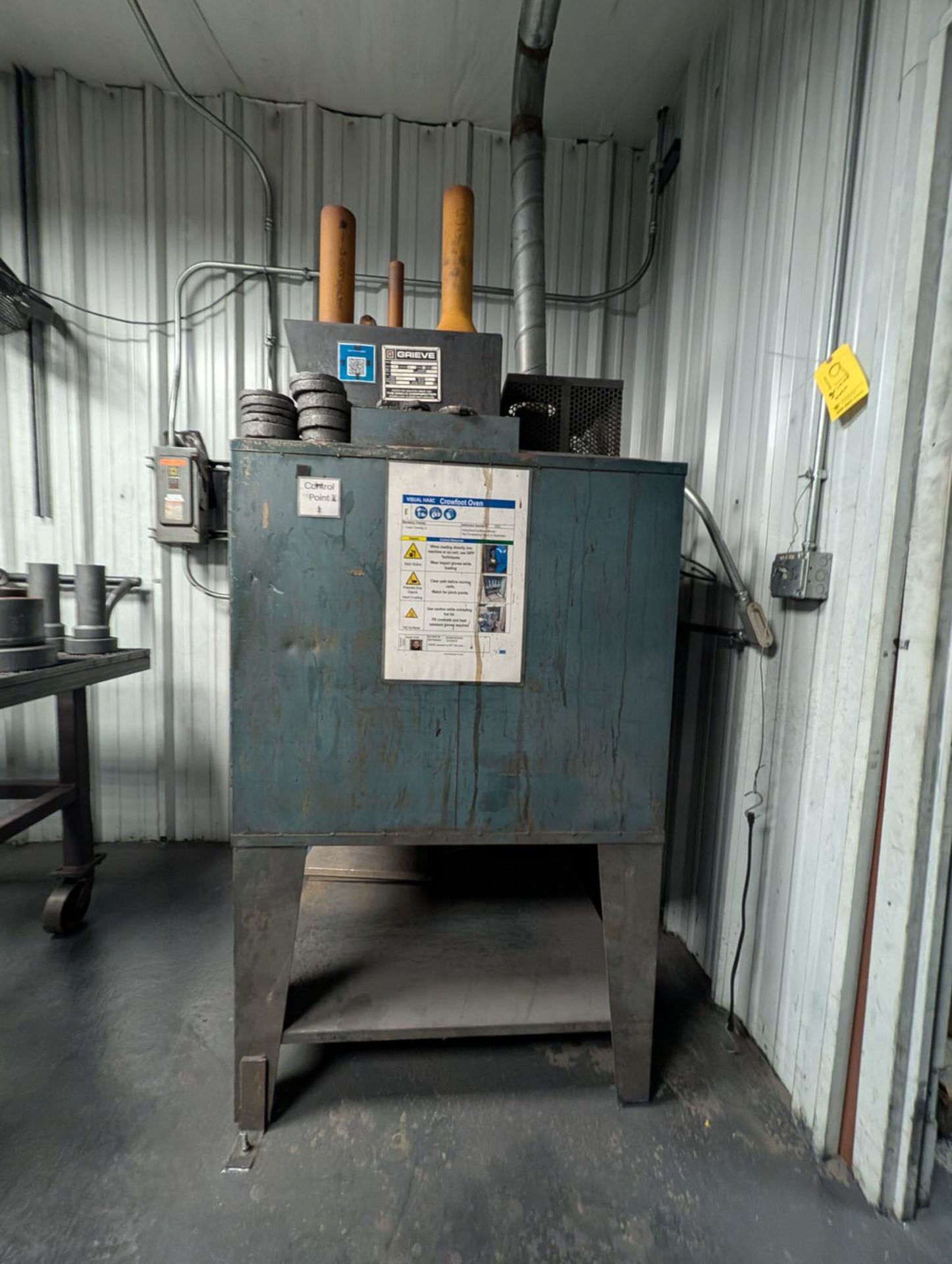 Grieve AA-500 Crowfoot Oven 460/3/60, 500F, 1/3hp; Dims: 5' x 4' x 6' - Image 2 of 7