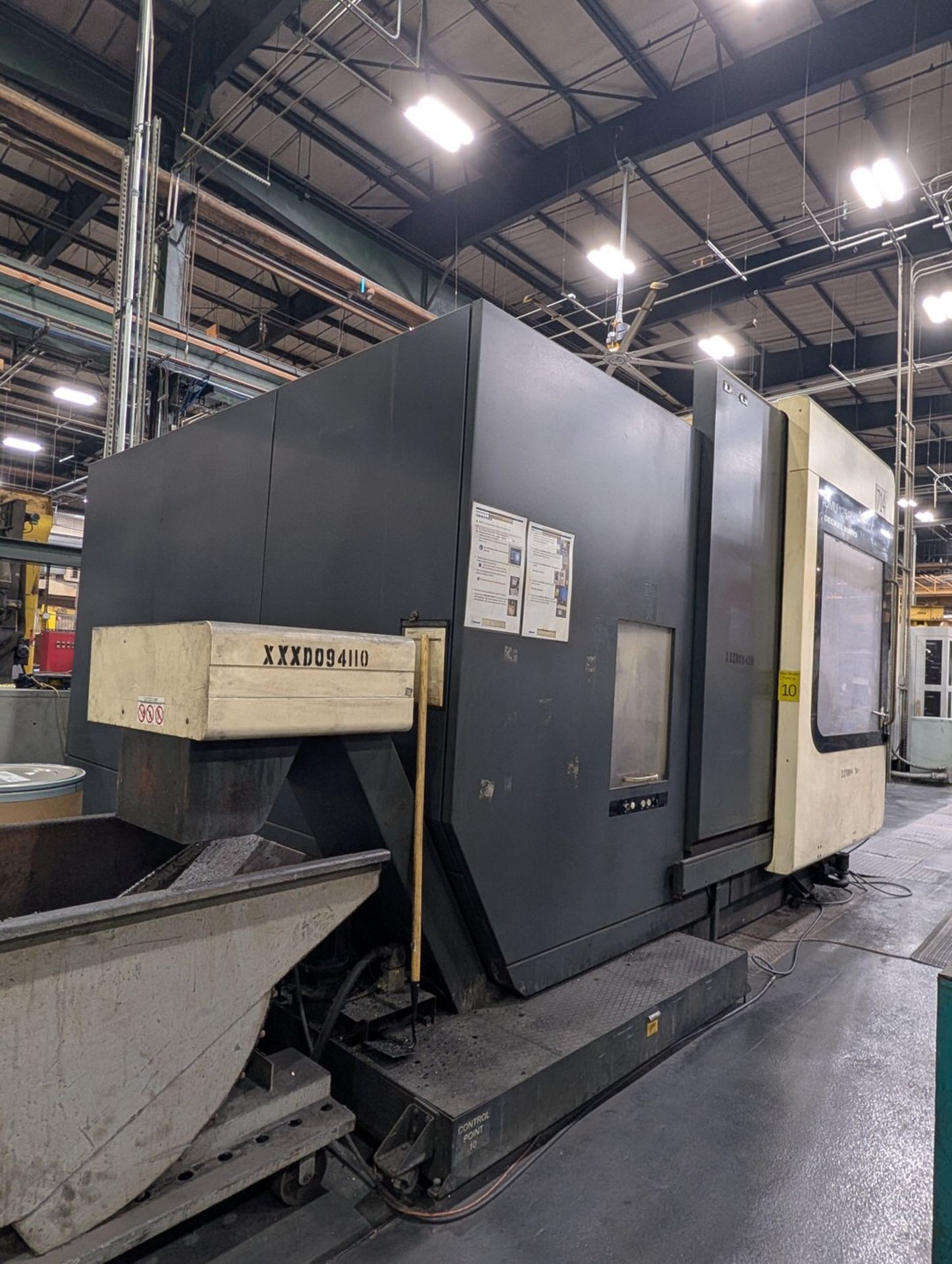 2009 DMG Mori DMU 125 P 5-Axis CNC Machining Center 230/3/60; W/ Heidenhain MillPlus iT Control - Image 9 of 20