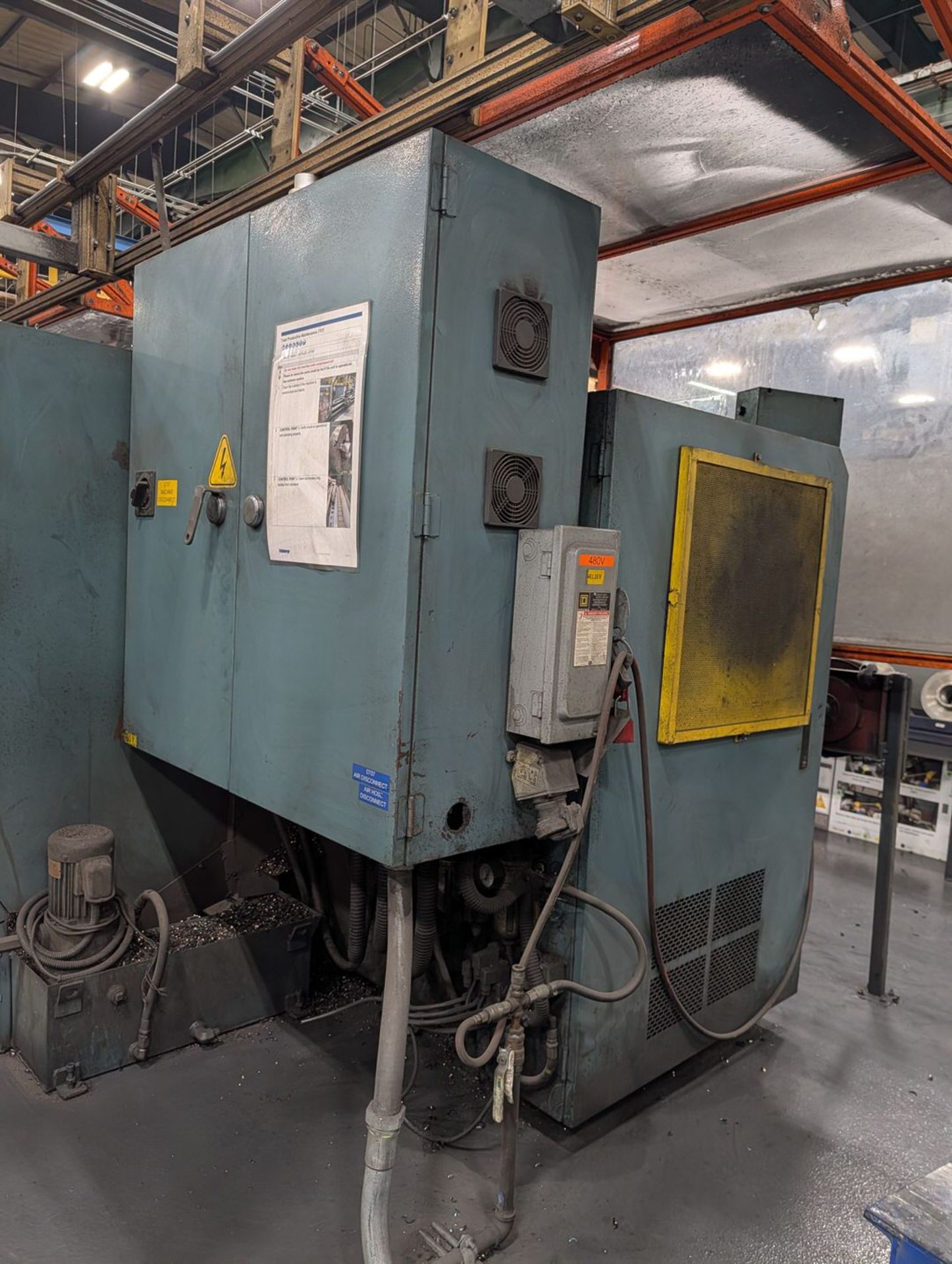 2009 Kuraki PA3512030 Manual Lathe 28" 4-Jaw Chuck; 460/3/60; Apprx. 120" distance between - Image 16 of 17