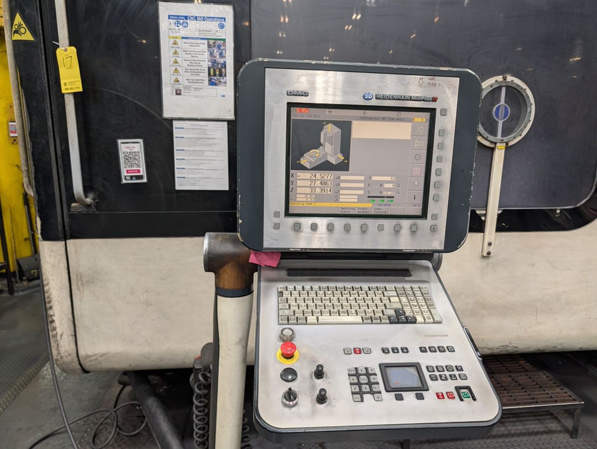 2009 DMG Mori DMU 125 P 5-Axis CNC Machining Center 230/3/60; W/ Heidenhain MillPlus iT Control - Image 14 of 20