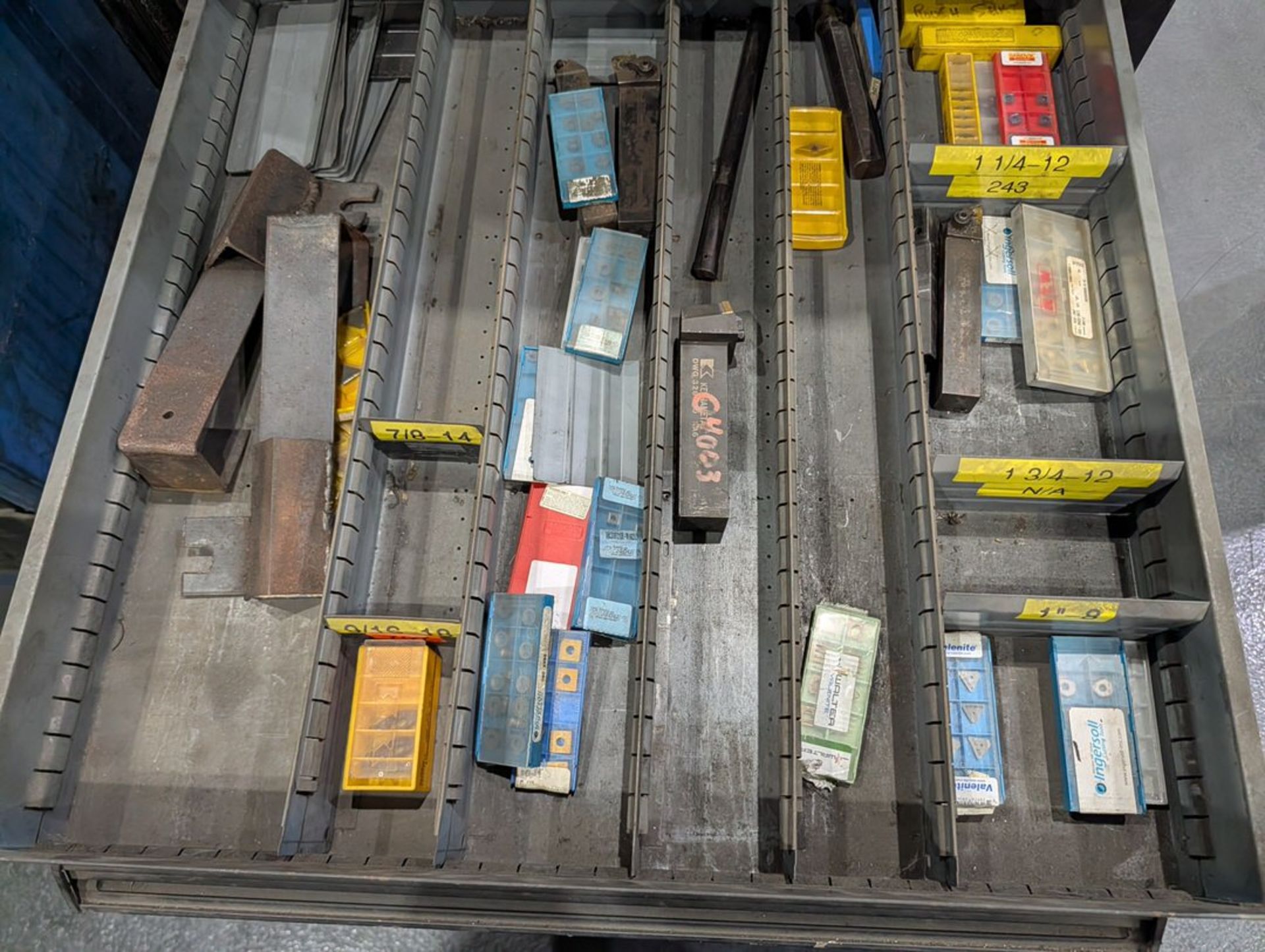 Assorted Mill & Lathe Tooling W/ 12-Drawer Modular Cabinet - Image 16 of 31