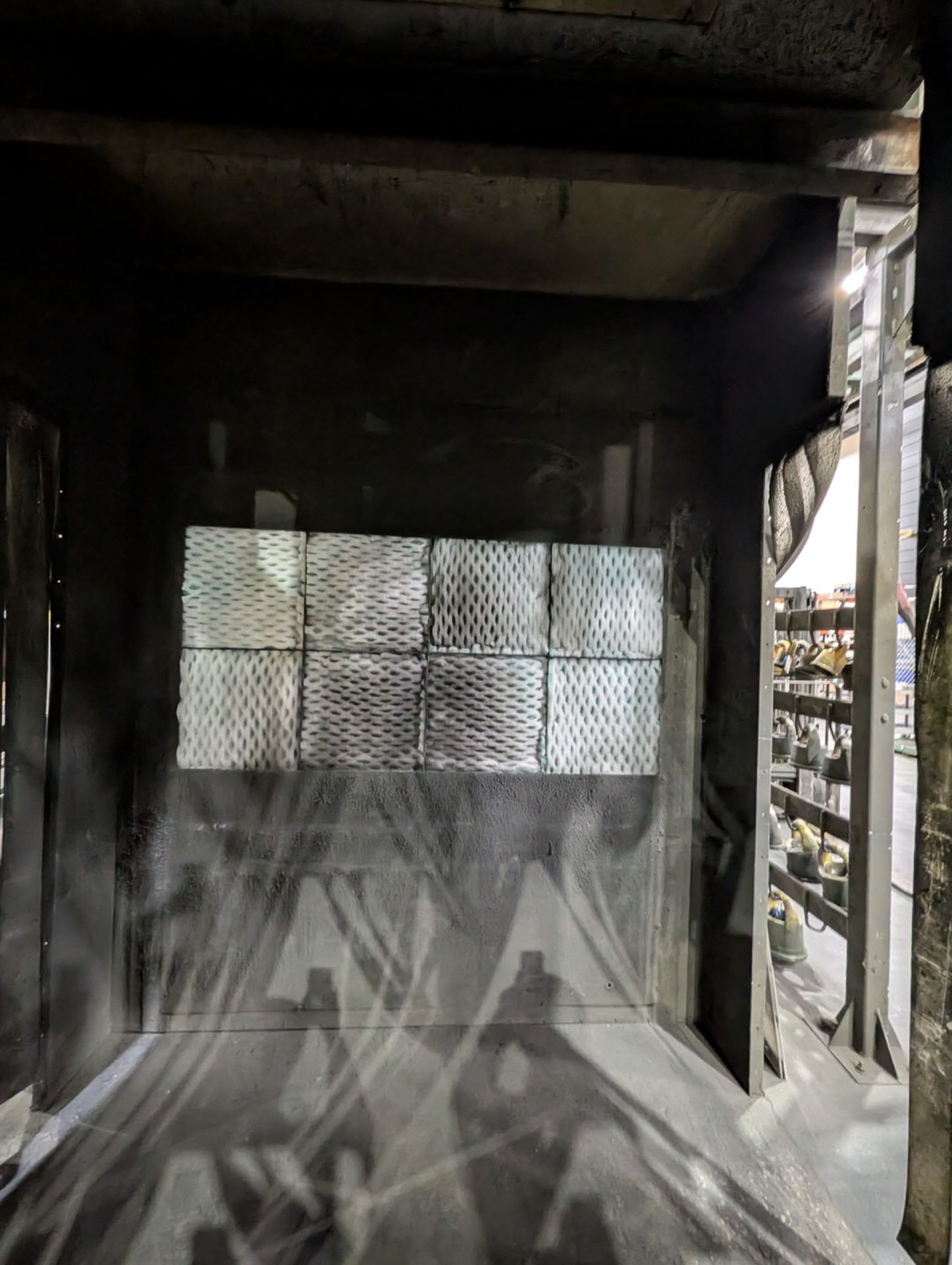 Sherwin Williams Paint Booth 10'8" x 8'4" x 10'3-1/2"H (Booth Only-Monorail Excluded) - Image 7 of 10
