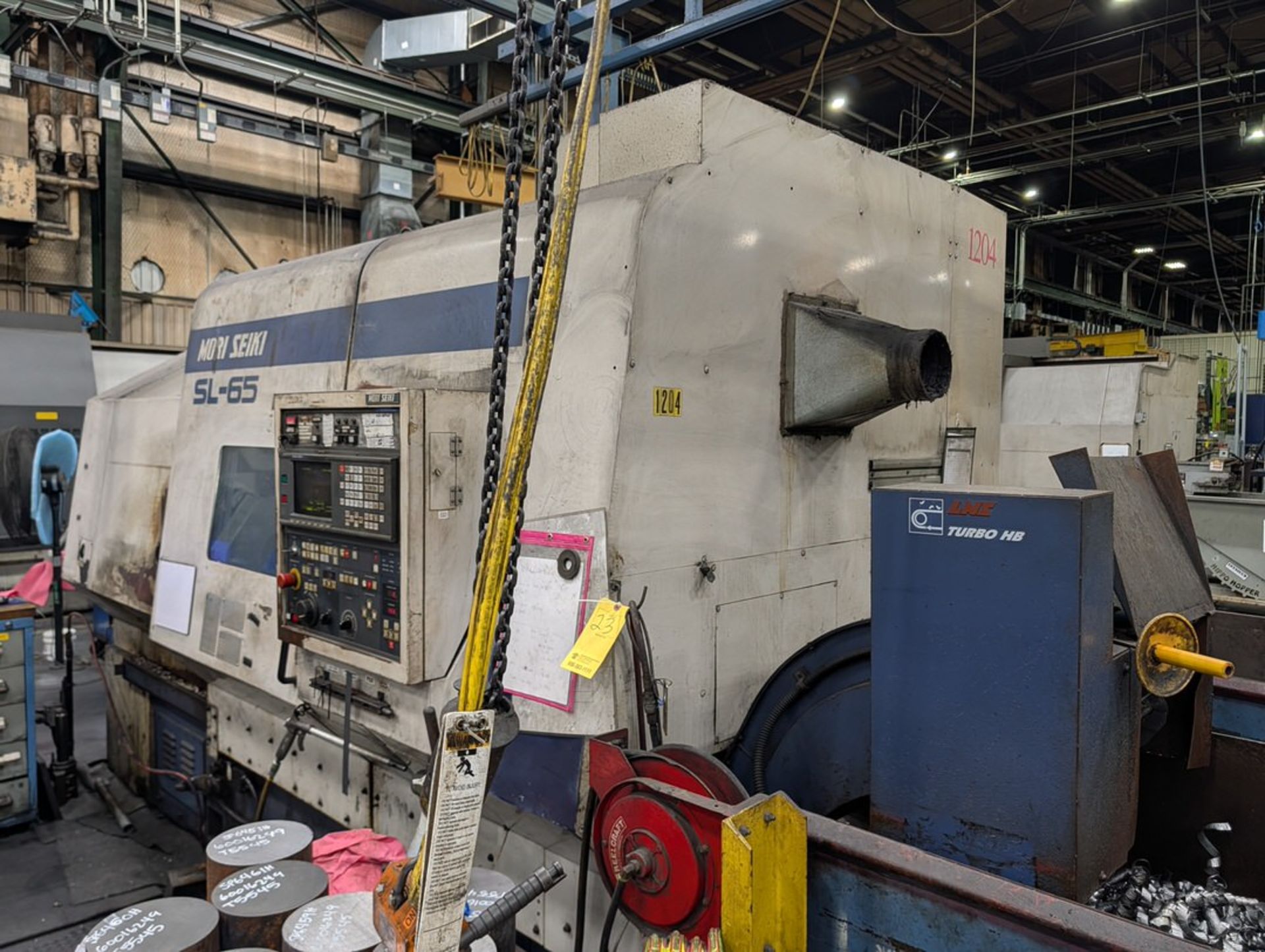 Mori Seiki SL-65 CNC Lathe 220/3/60, W/ Mori Seiki MSC-516 Control; W/ Hyd Unit; W/ Chip Conveyor; - Image 3 of 18