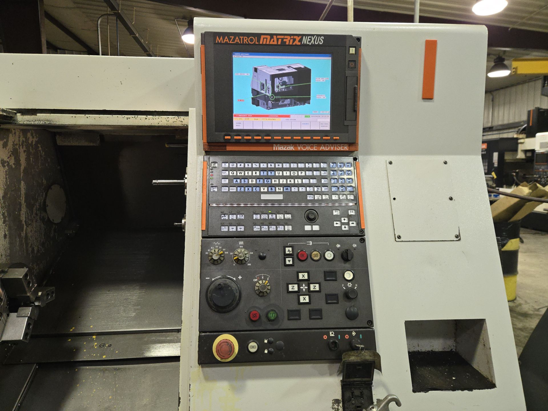 2007 Mazak Quick Turn Nexus 250-II CNC Lathe w/ 12 Slot Turret, Mazatrol Matrix Nexus Controller - Image 13 of 15