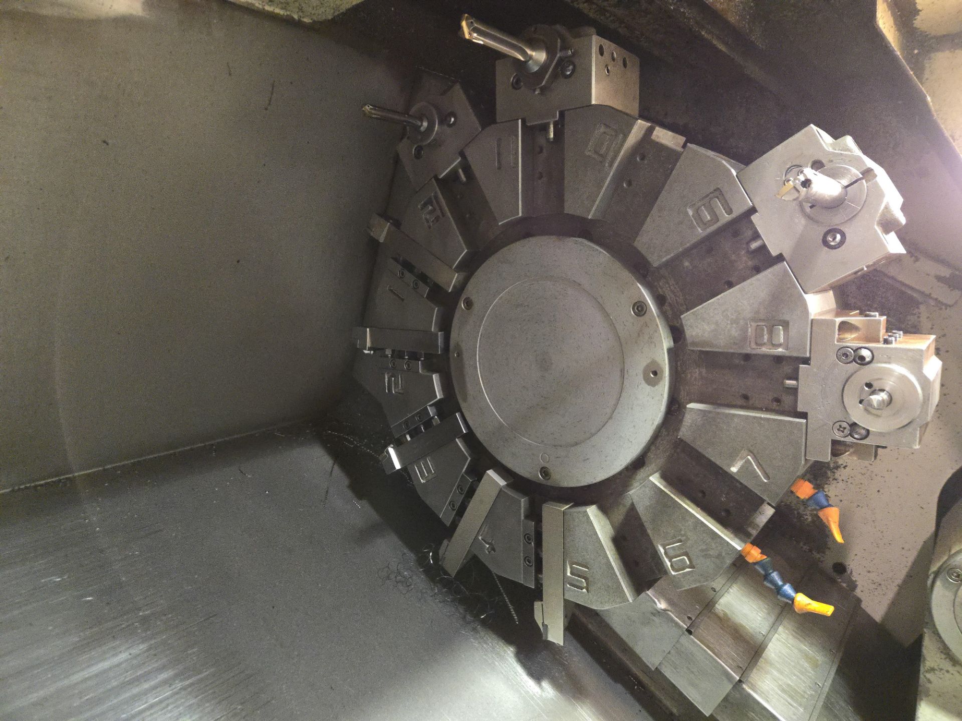 2007 Mazak Quick Turn Nexus 250-II CNC Lathe w/ 12 Slot Turret, Mazatrol Matrix Nexus Controller - Image 7 of 15