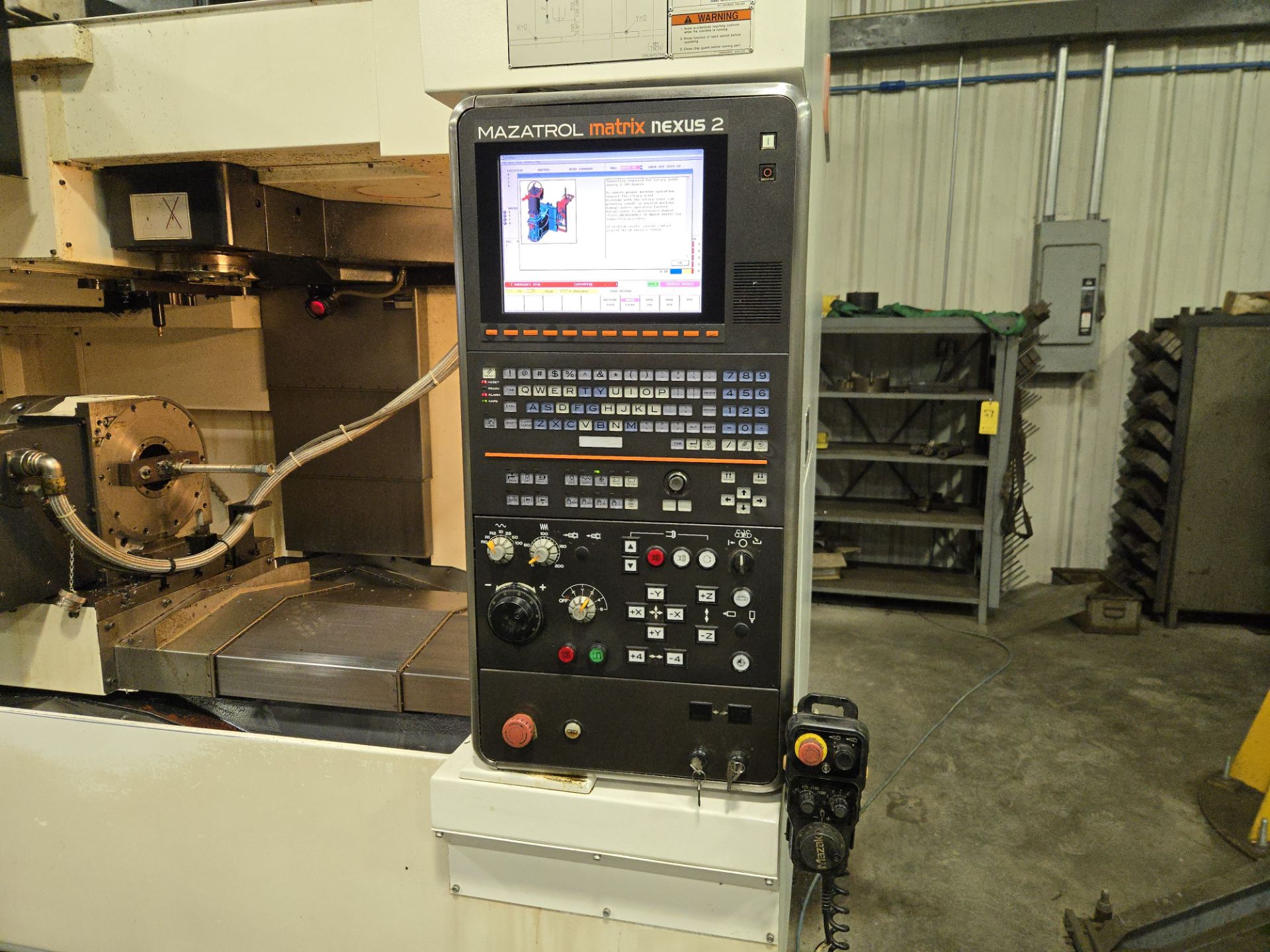 2013 Mazak Vertical Center Nexus 530C-II VMC w/ 30 Slot ATC, Tailstock, Mazatrol Matrix Nexus 2 - Image 15 of 16