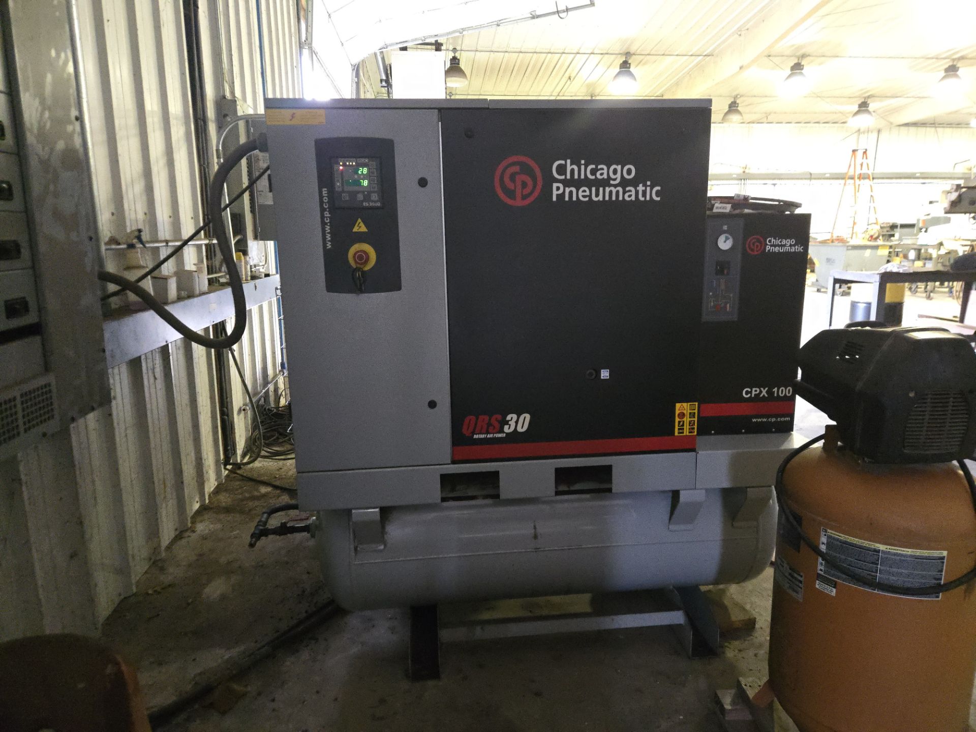 Chicago Pneumatic QRS-30 Rotary Air Compressor w/ Tank