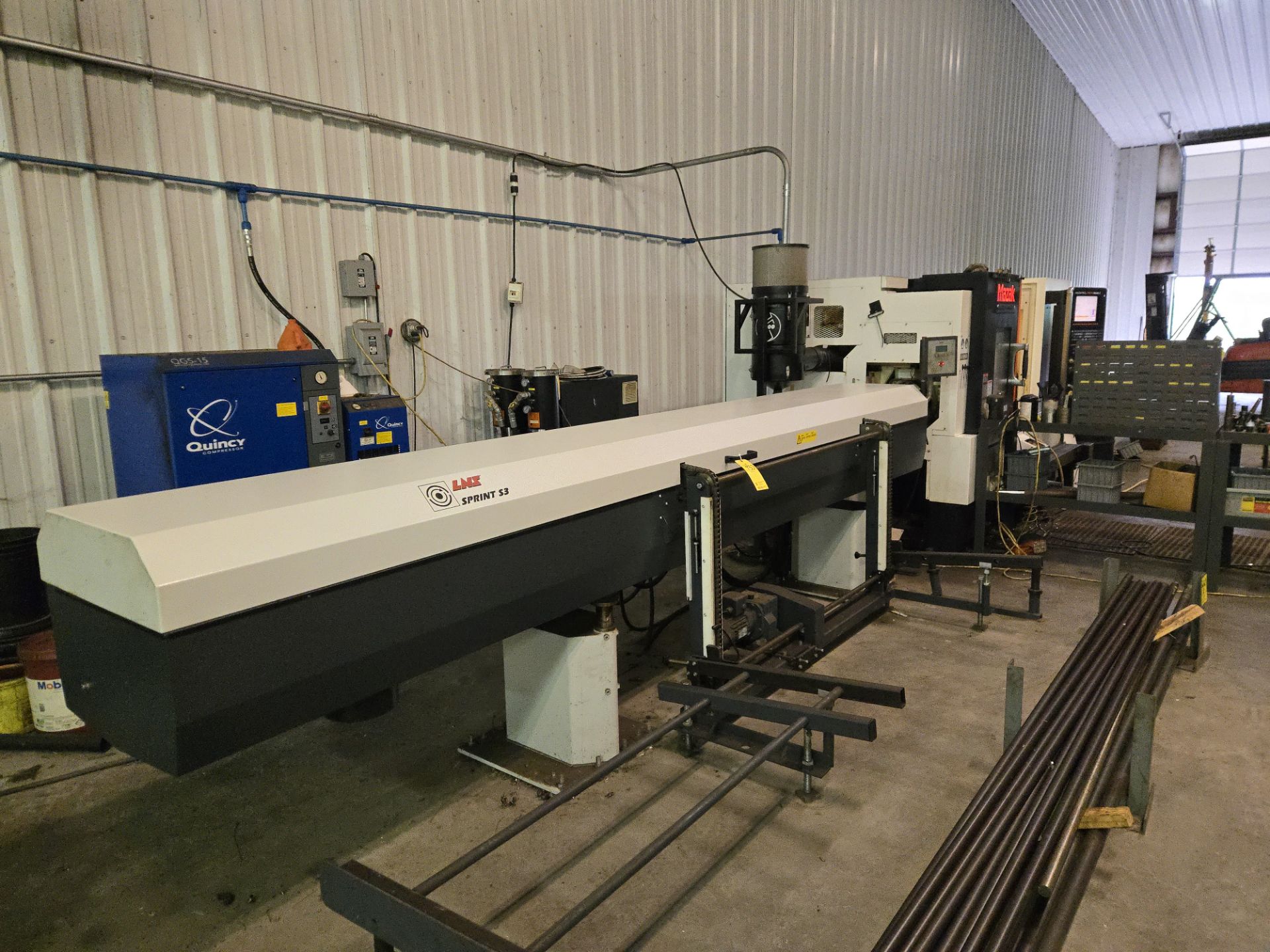 2014 Mazak Quick Turn Nexus 250-II MSY CNC Lathe w/ 12 Slot Turret, LNS Sprint S3 Bar Feeder, - Image 5 of 19