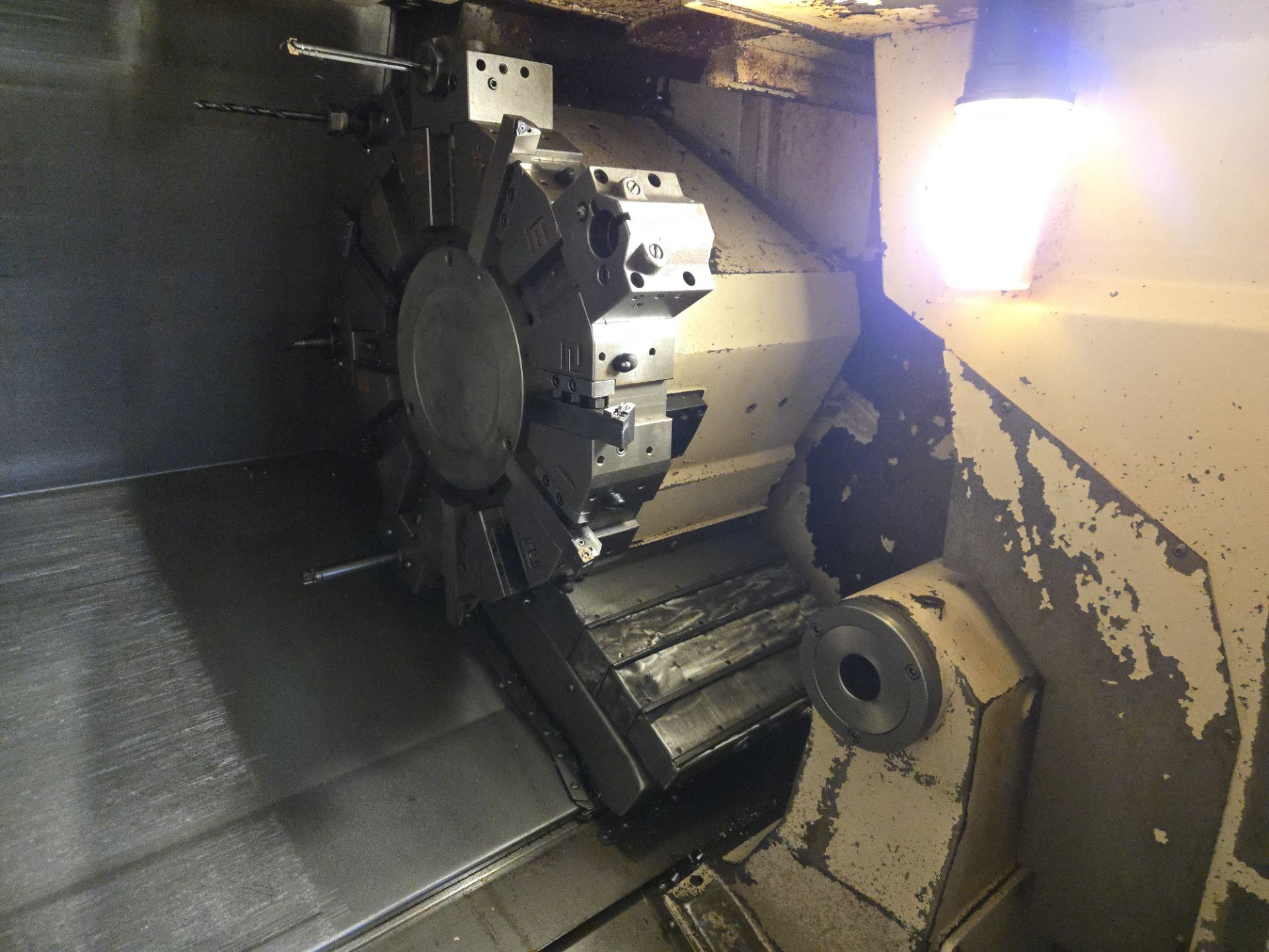 2011 Mazak Quick Turn Nexus 250-II CNC Lathe w/ 12 Slot Turret, Tailstock, Mazatrol Matrix Nexus - Image 6 of 15