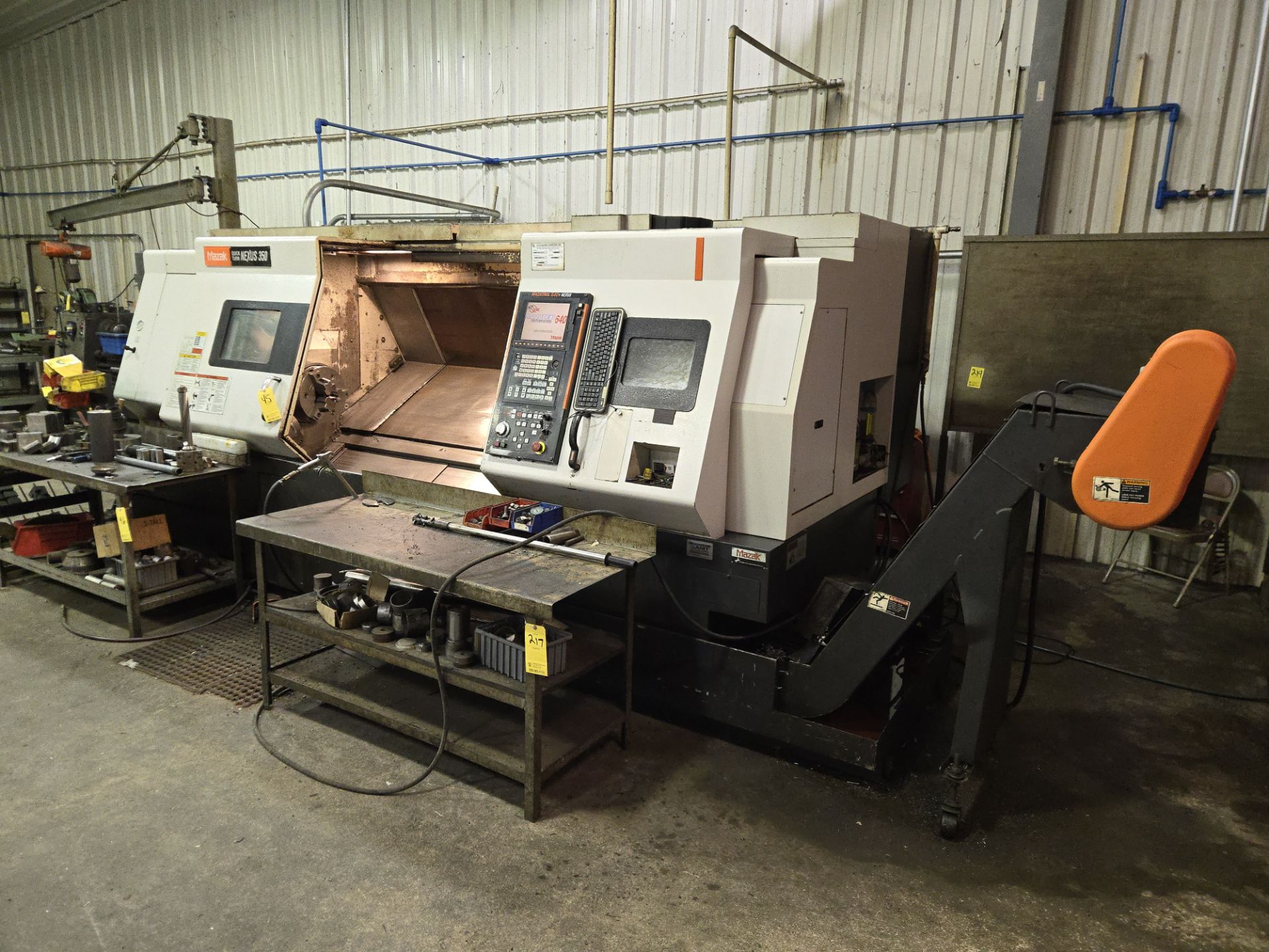 2005 Mazak Quick Turn Nexus 350 CNC Lathe w/ 12 Slot Turret, Tailstock Mazatrol 640 Nexus - Image 2 of 17