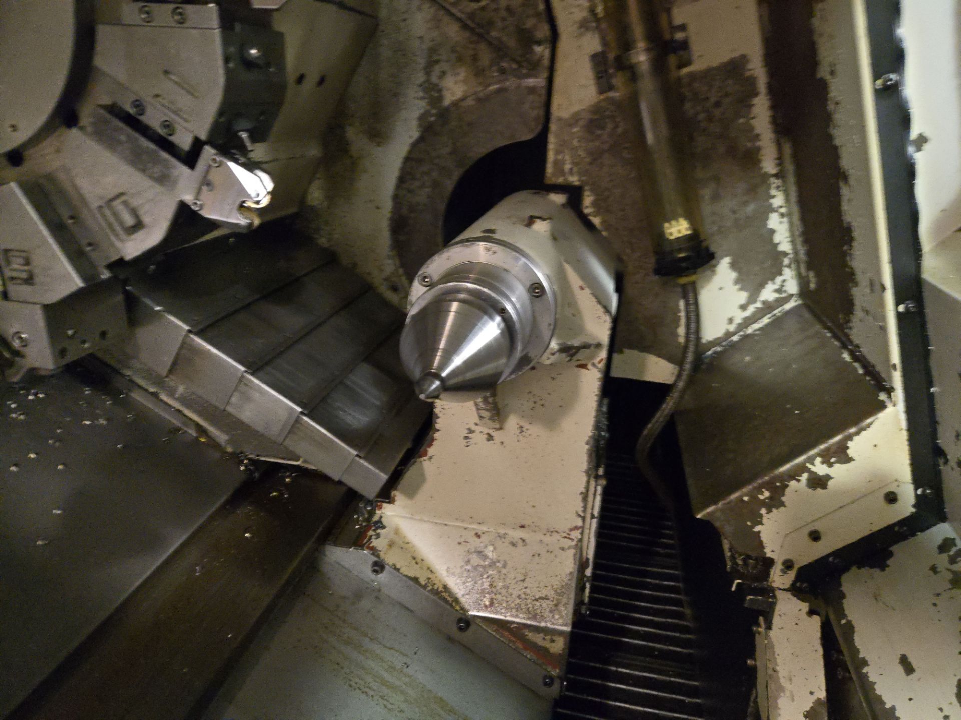 2008 Mazak Quick Turn Nexus 350-II CNC Lathe w/ 12 Slot Turret, Tailstock, Mazatrol Matrix Nexus - Image 9 of 17