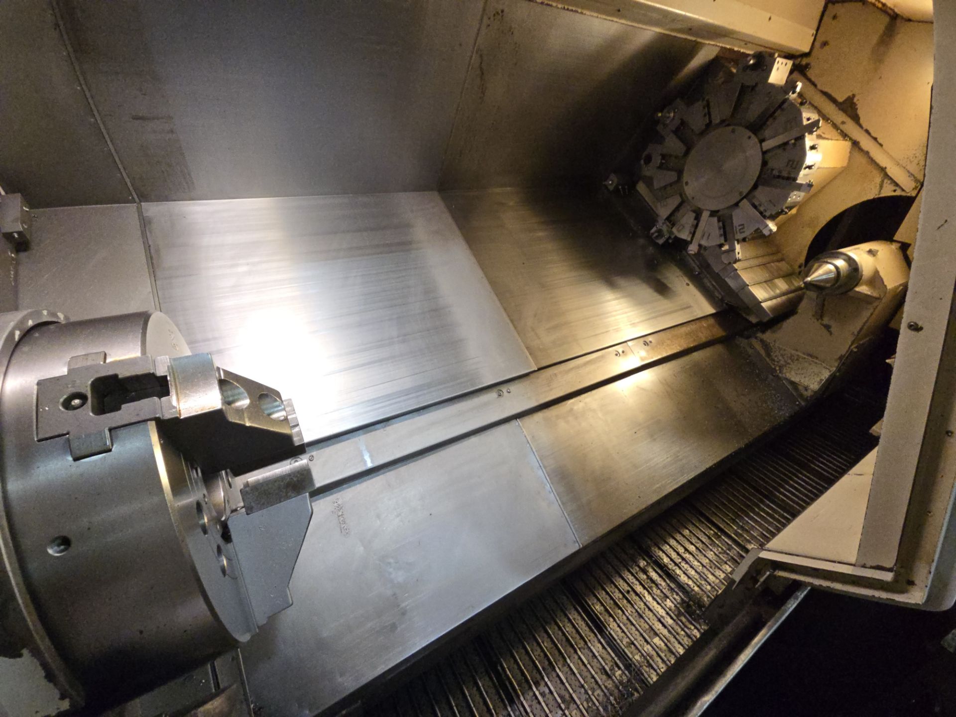 2008 Mazak Quick Turn Nexus 350-II CNC Lathe w/ 12 Slot Turret, Tailstock, Mazatrol Matrix Nexus - Image 6 of 17