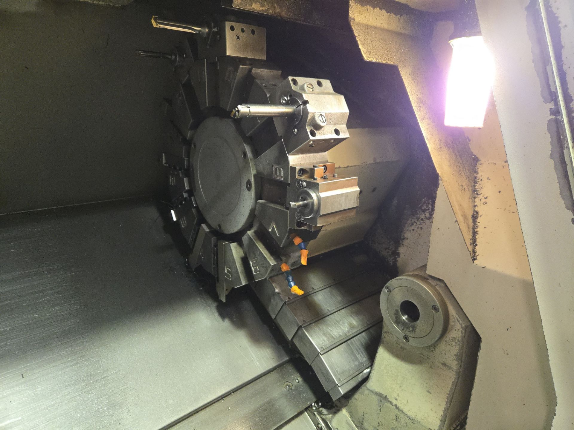2007 Mazak Quick Turn Nexus 250-II CNC Lathe w/ 12 Slot Turret, Mazatrol Matrix Nexus Controller - Image 6 of 15