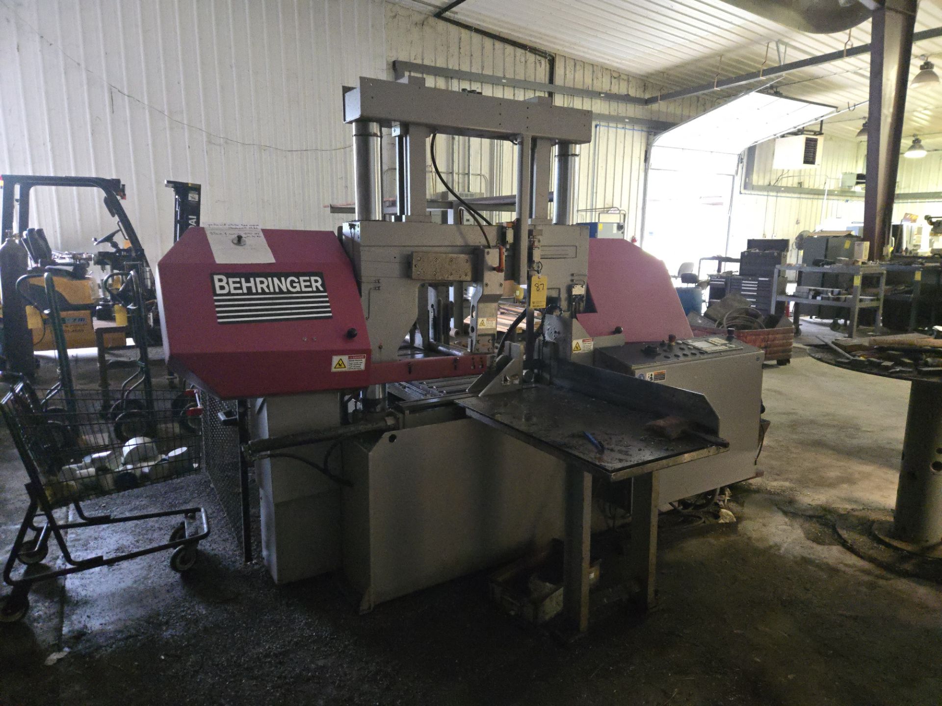 2010 Behringer HBP-413A Saw w/ Roller Sections