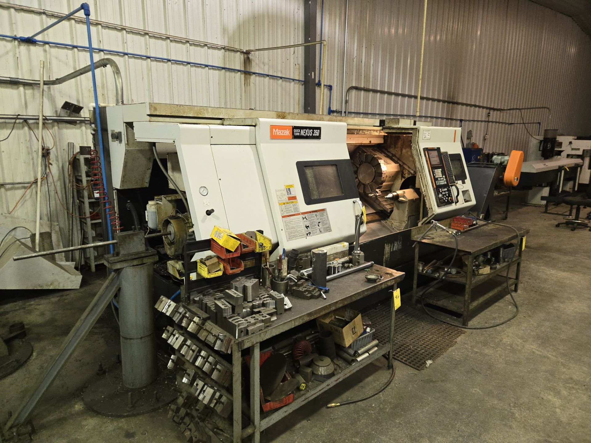 2005 Mazak Quick Turn Nexus 350 CNC Lathe w/ 12 Slot Turret, Tailstock Mazatrol 640 Nexus