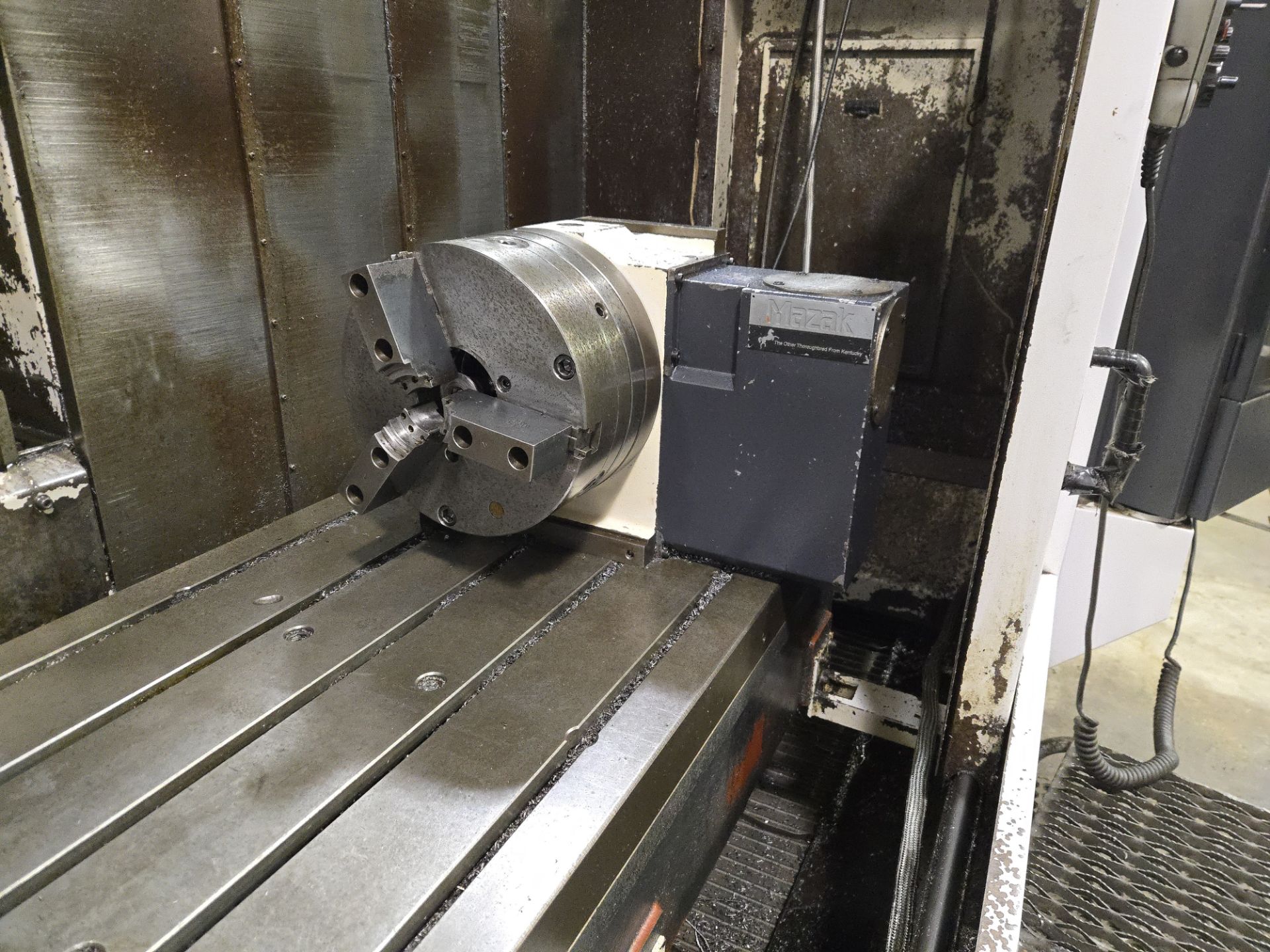 2007 Mazak VTC-2500/50 VMC w/ Renishaw TS27R Tool Probe, Mazatrol 640MV Controller - Image 10 of 17