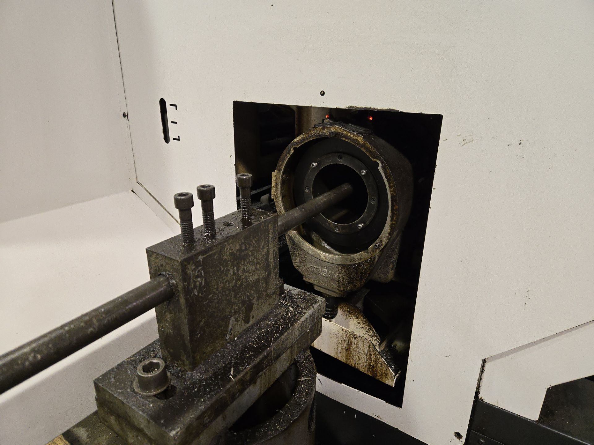 2008 Mazak Quick Turn Nexus 350-II CNC Lathe w/ 12 Slot Turret, Tailstock, Mazatrol Matrix Nexus - Image 5 of 17