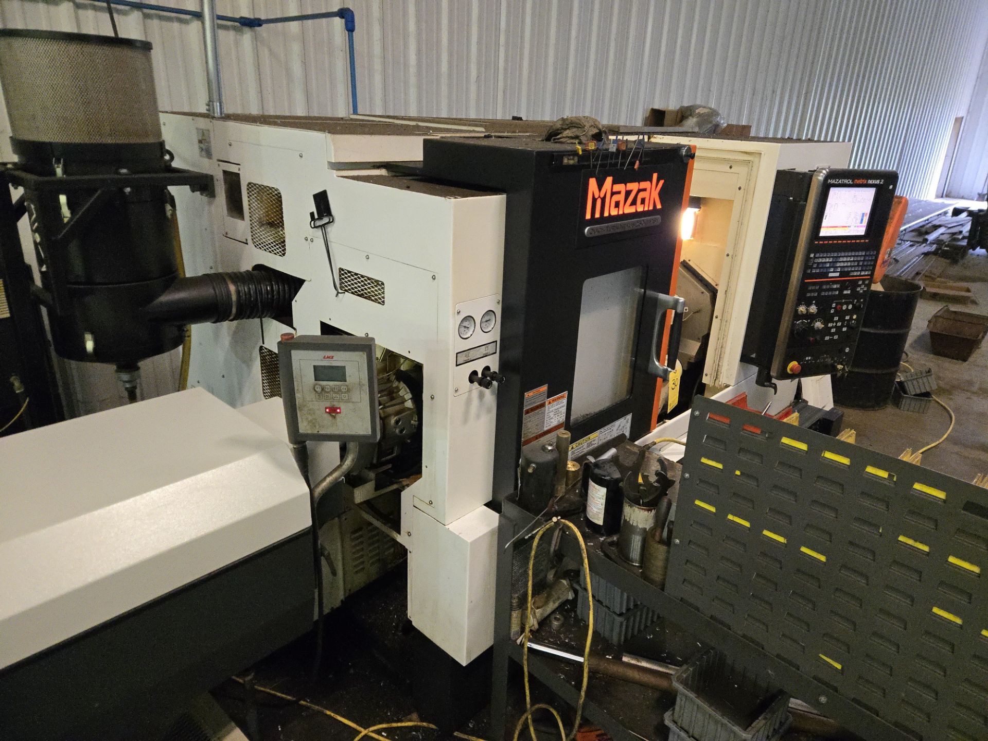 2014 Mazak Quick Turn Nexus 250-II MSY CNC Lathe w/ 12 Slot Turret, LNS Sprint S3 Bar Feeder, - Image 9 of 19