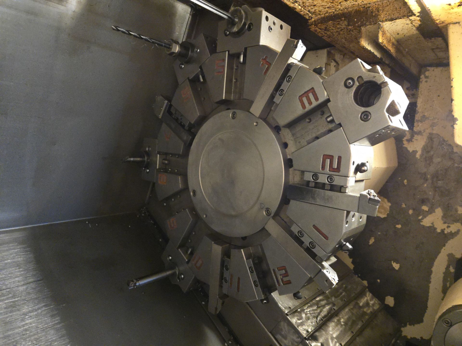 2011 Mazak Quick Turn Nexus 250-II CNC Lathe w/ 12 Slot Turret, Tailstock, Mazatrol Matrix Nexus - Image 8 of 15