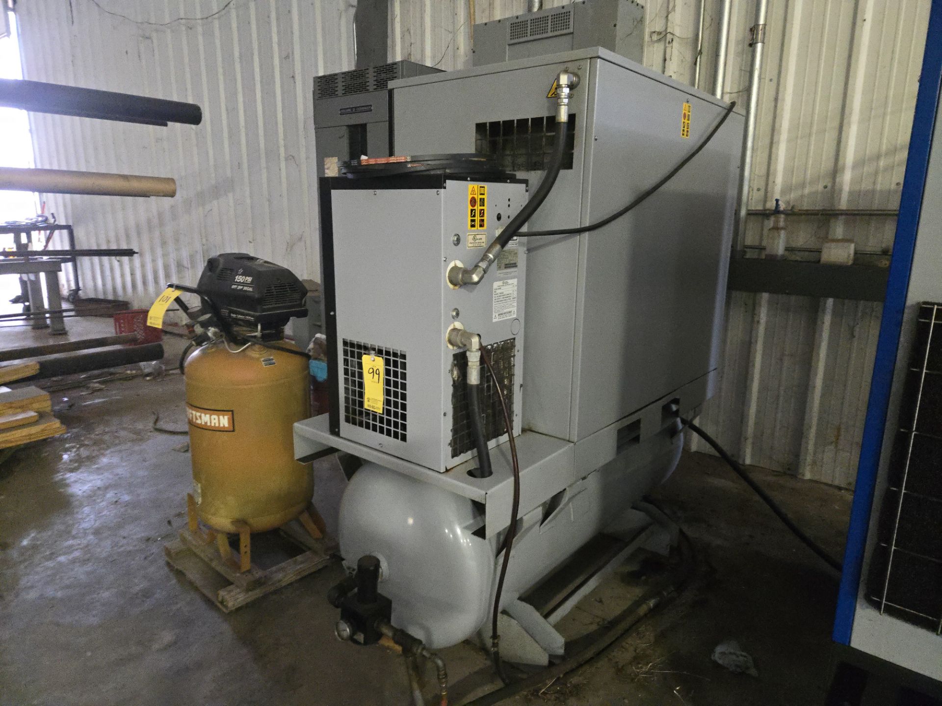 Chicago Pneumatic QRS-30 Rotary Air Compressor w/ Tank - Image 2 of 2