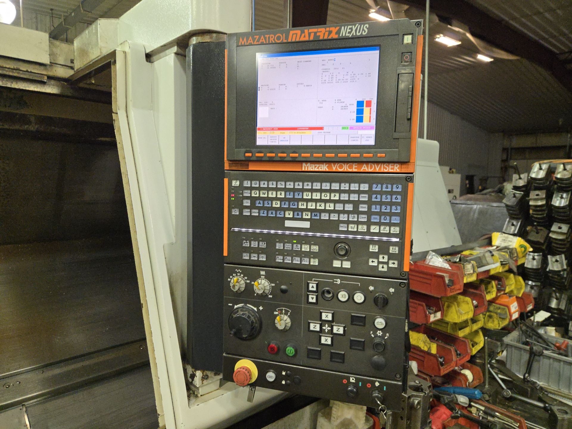 2008 Mazak Quick Turn Nexus 350-II CNC Lathe w/ 12 Slot Turret, Tailstock, Mazatrol Matrix Nexus - Image 15 of 17