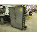 Cabinet and Contents; Lathe Tooling