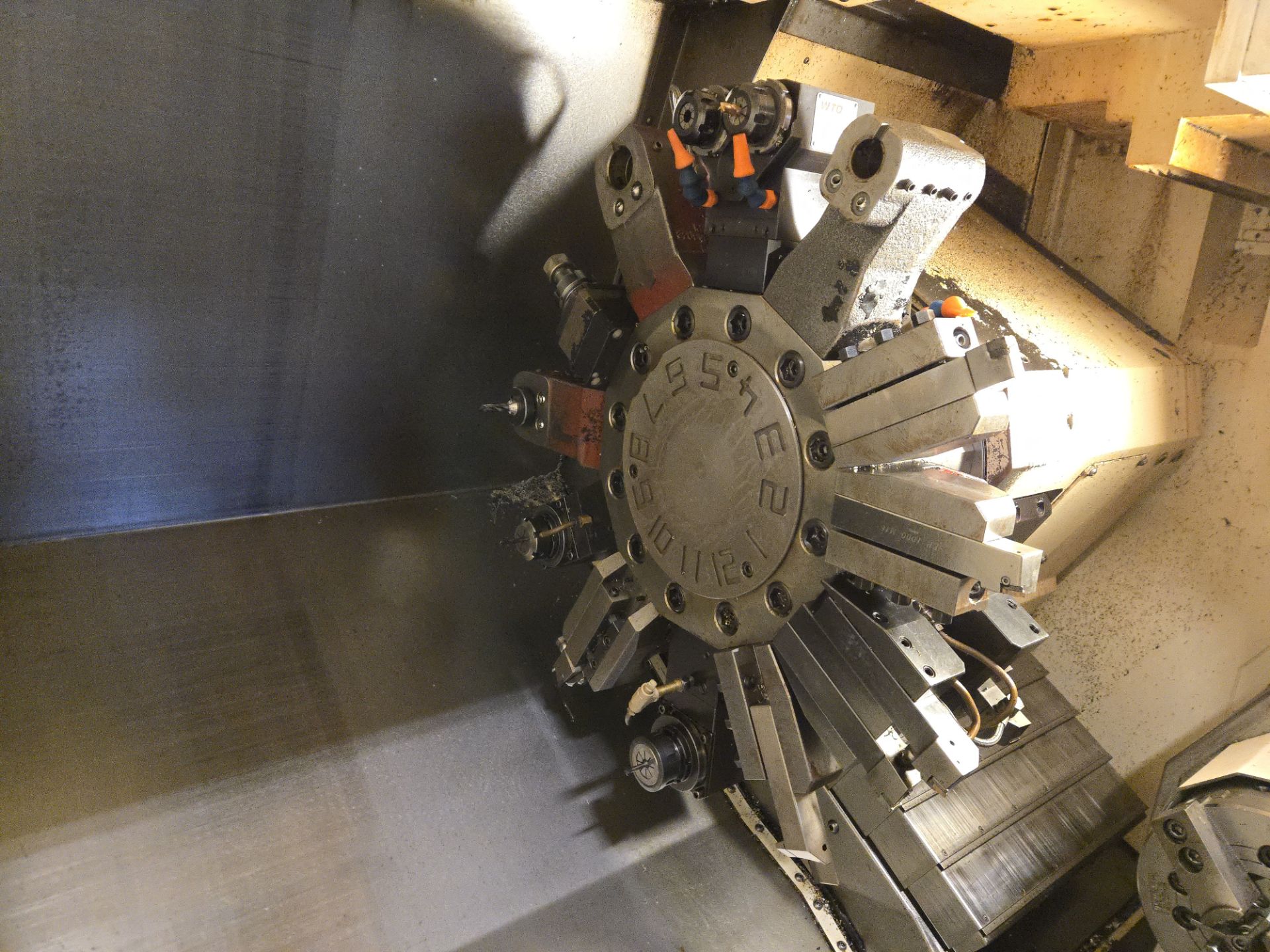 2014 Mazak Quick Turn Nexus 250-II MSY CNC Lathe w/ 12 Slot Turret, LNS Sprint S3 Bar Feeder, - Image 11 of 19