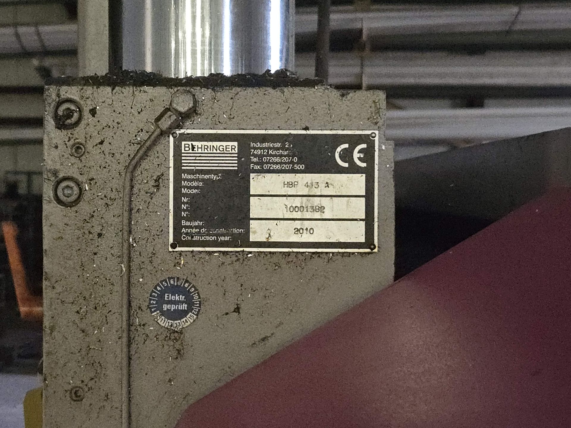 2010 Behringer HBP-413A Saw w/ Roller Sections - Image 7 of 7