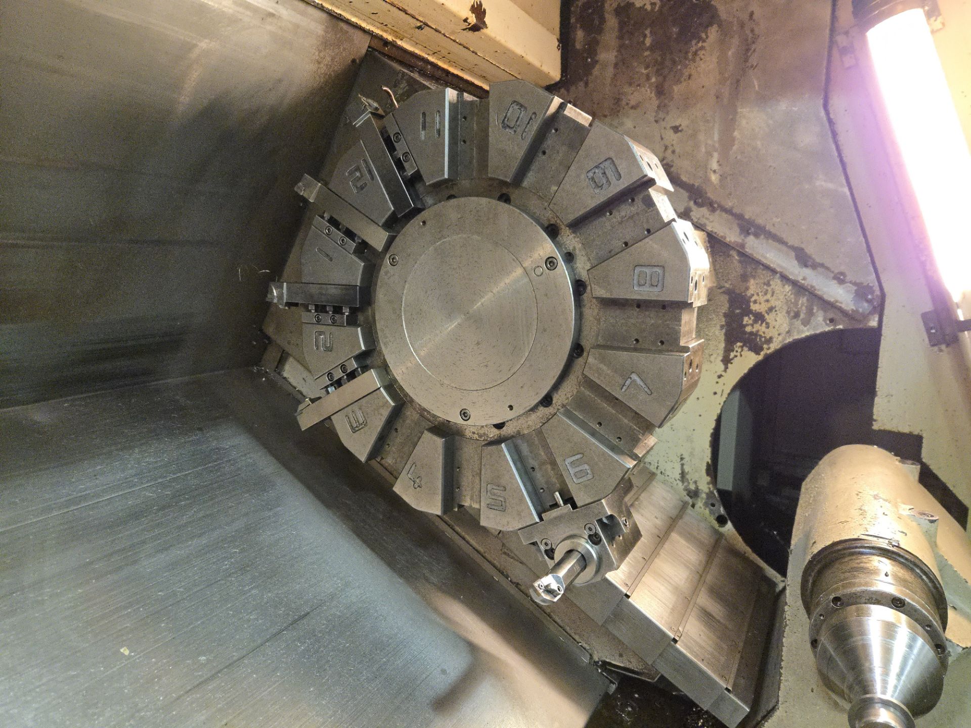 2005 Mazak Quick Turn Nexus 350 CNC Lathe w/ 12 Slot Turret, Tailstock Mazatrol 640 Nexus - Image 7 of 17