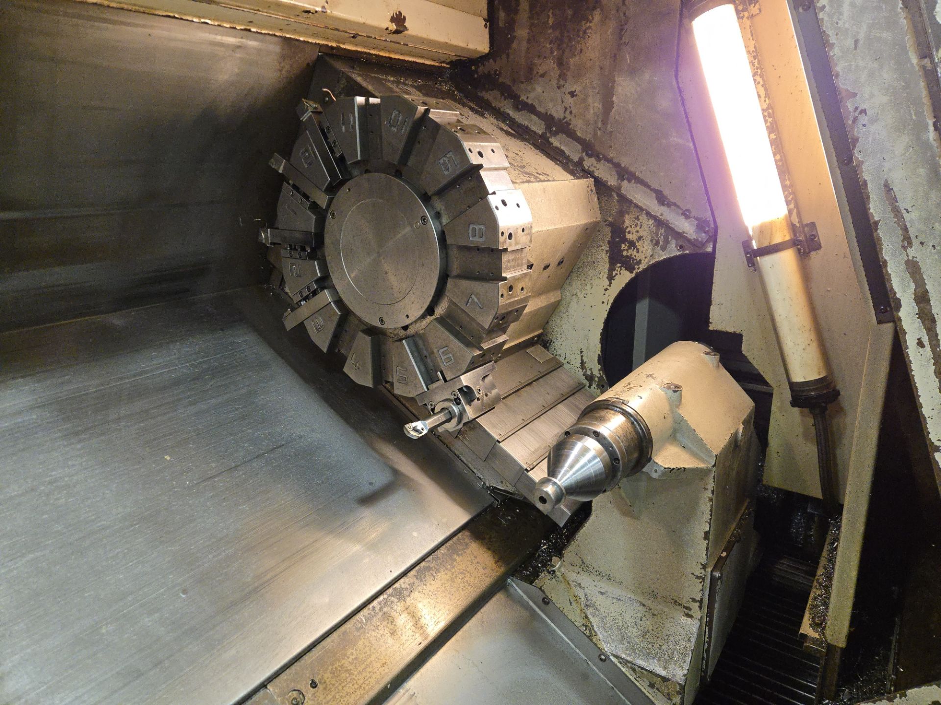 2005 Mazak Quick Turn Nexus 350 CNC Lathe w/ 12 Slot Turret, Tailstock Mazatrol 640 Nexus - Image 6 of 17