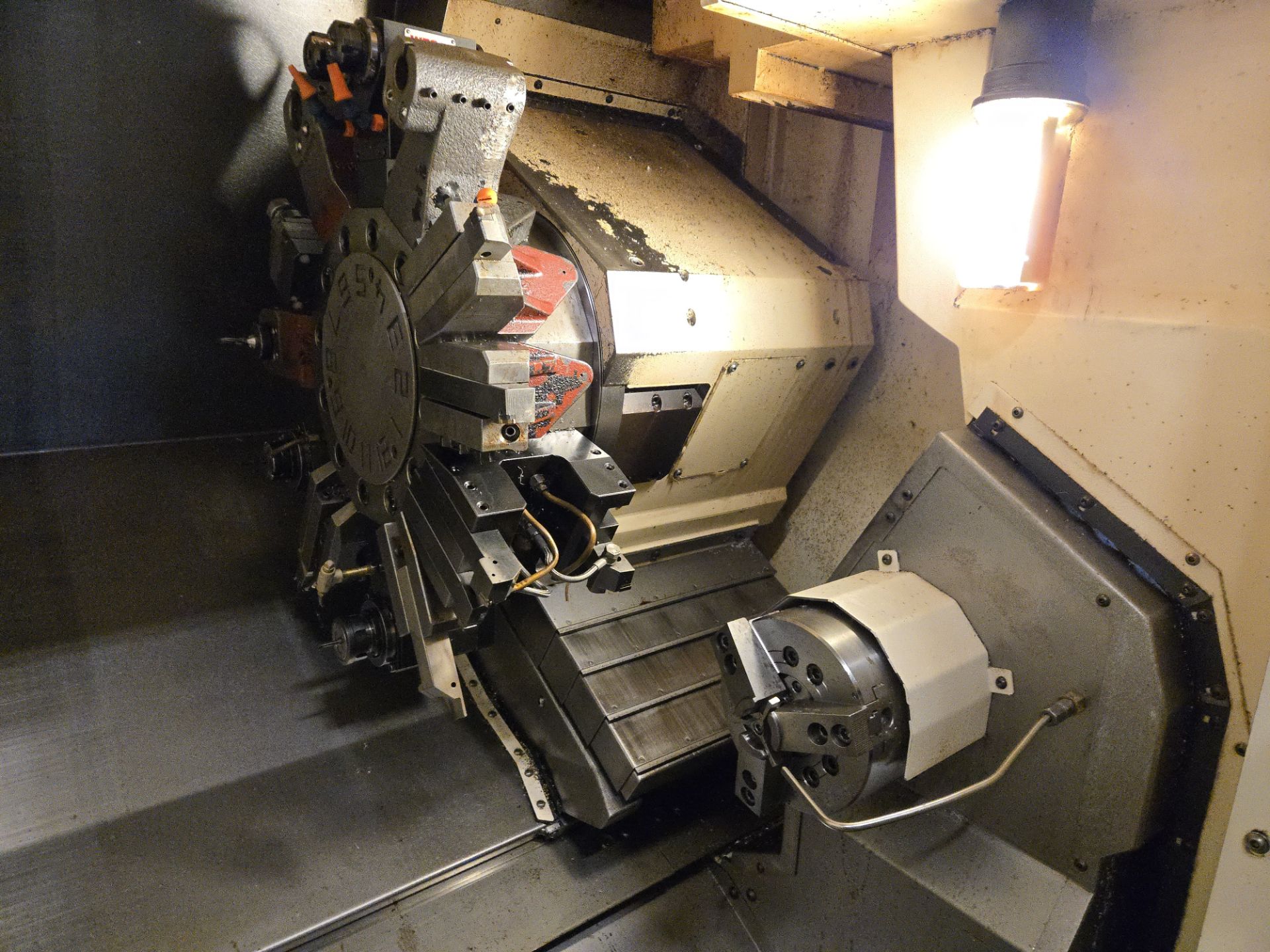 2014 Mazak Quick Turn Nexus 250-II MSY CNC Lathe w/ 12 Slot Turret, LNS Sprint S3 Bar Feeder, - Image 13 of 19