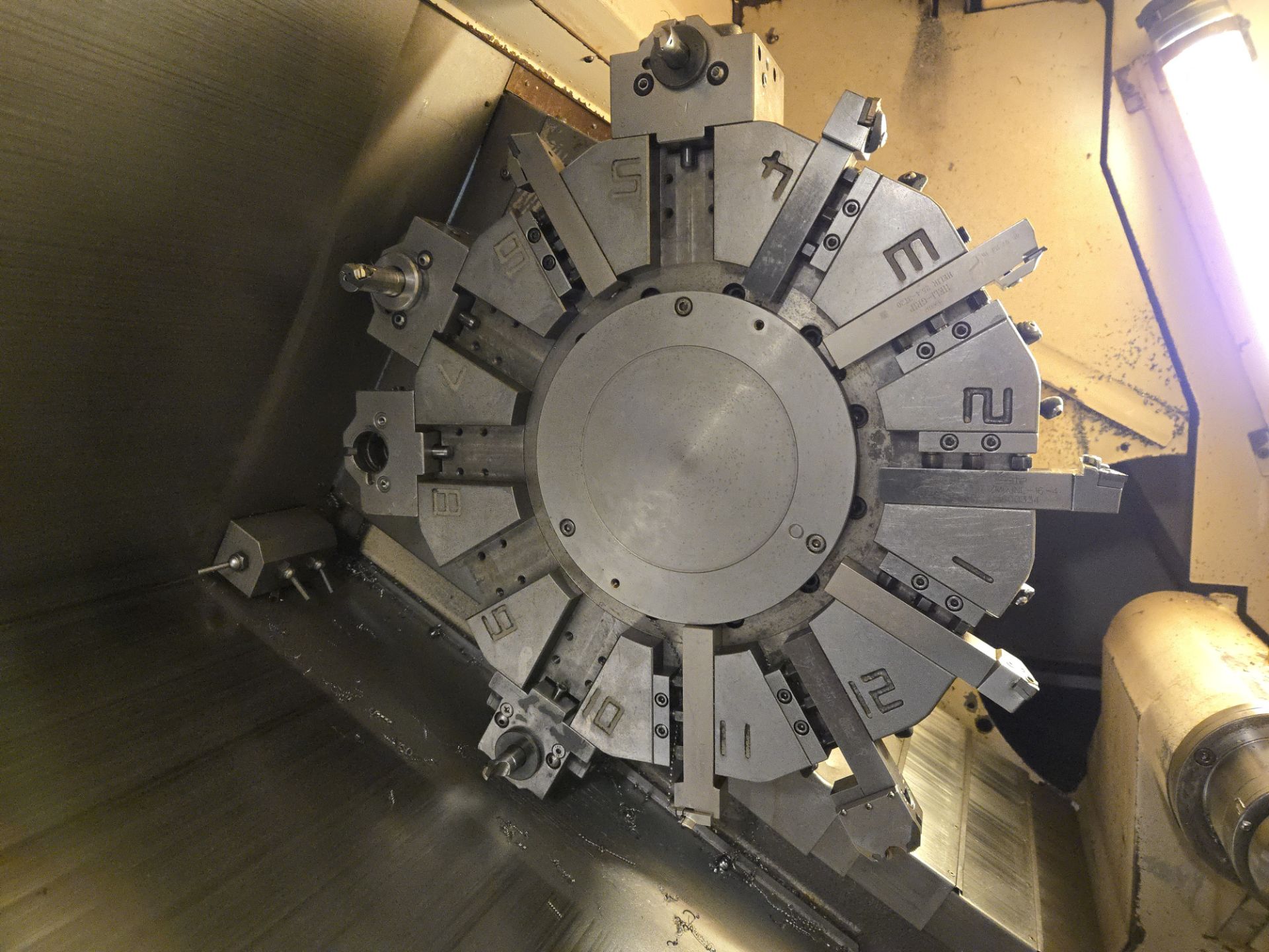 2008 Mazak Quick Turn Nexus 350-II CNC Lathe w/ 12 Slot Turret, Tailstock, Mazatrol Matrix Nexus - Image 8 of 17