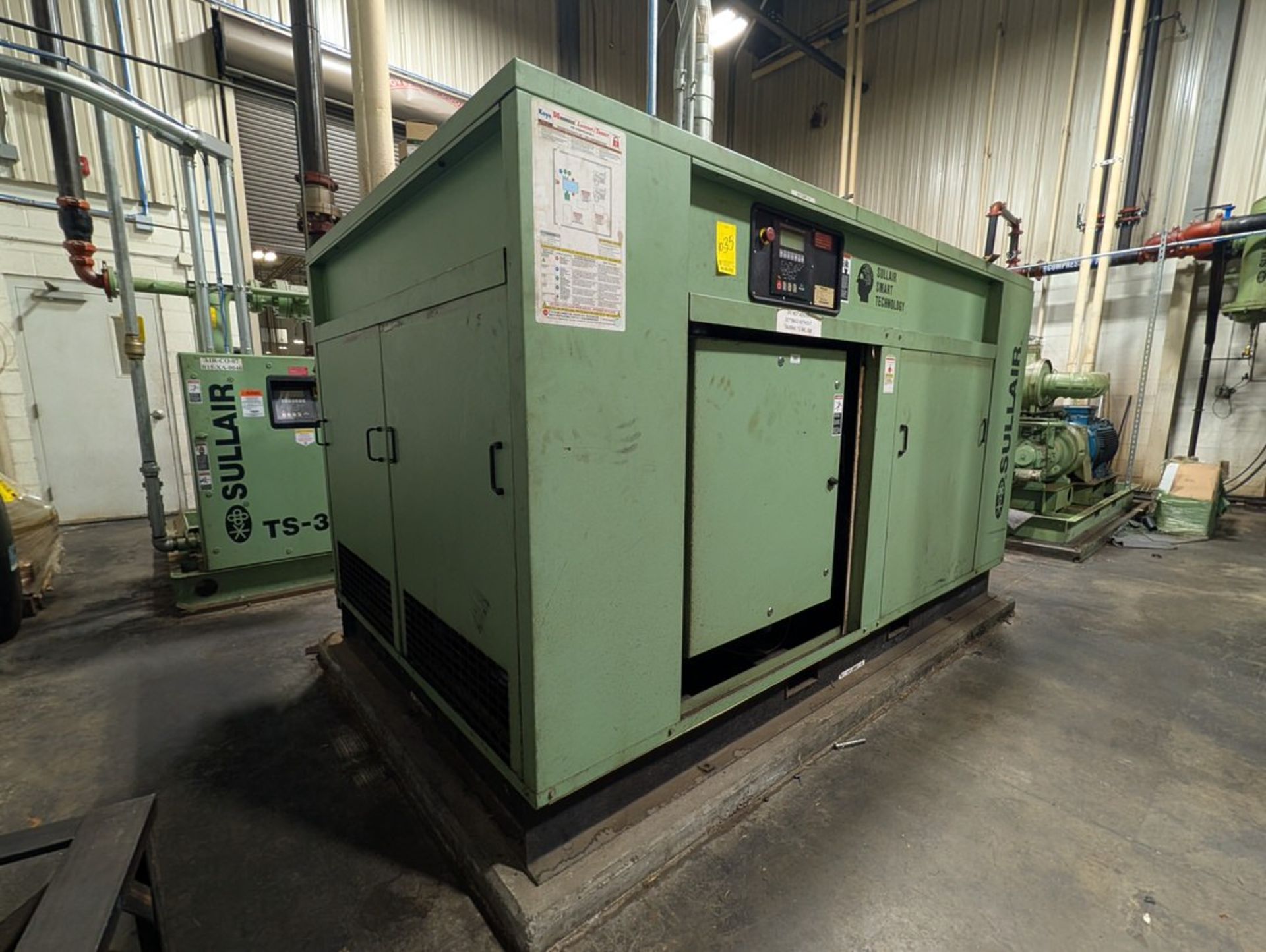 Sullar Rd 2000 Sullair V200S-200L/W Rotary Screw Air Compressor 100/110psig 200hp