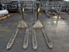 (2) Pallet Jacks 5500lb cap.