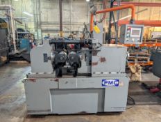 2019 PMC 75VS-L 2 Die Cylindrical Thread Roller 80mm dia., 230 mm thread length, infinite thru feed,