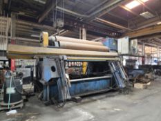 Haeusler 4- Roller Plate Roll, 8' Max Width, Top Roll Approx. 56" Circumference