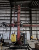 Plymouth Industries Rail Bound Welding Manipulator, Approx. Height 25', Boom Length 20'