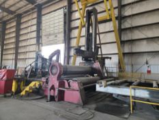 2008 Davi Mdl. MCB3070WT, CNC 4-Roll Plate Bending Roll, 10' x 3.175" Cap.