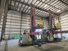 Plymouth Industries Weld Manipulator, Approx. Height 25', Boom Length 32';