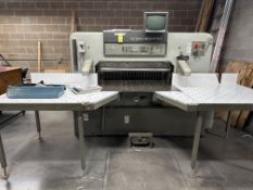 1994 Polar 115 EMC-Monitor 45” Programmable Paper Cutter s/n 6431343, Air Tables