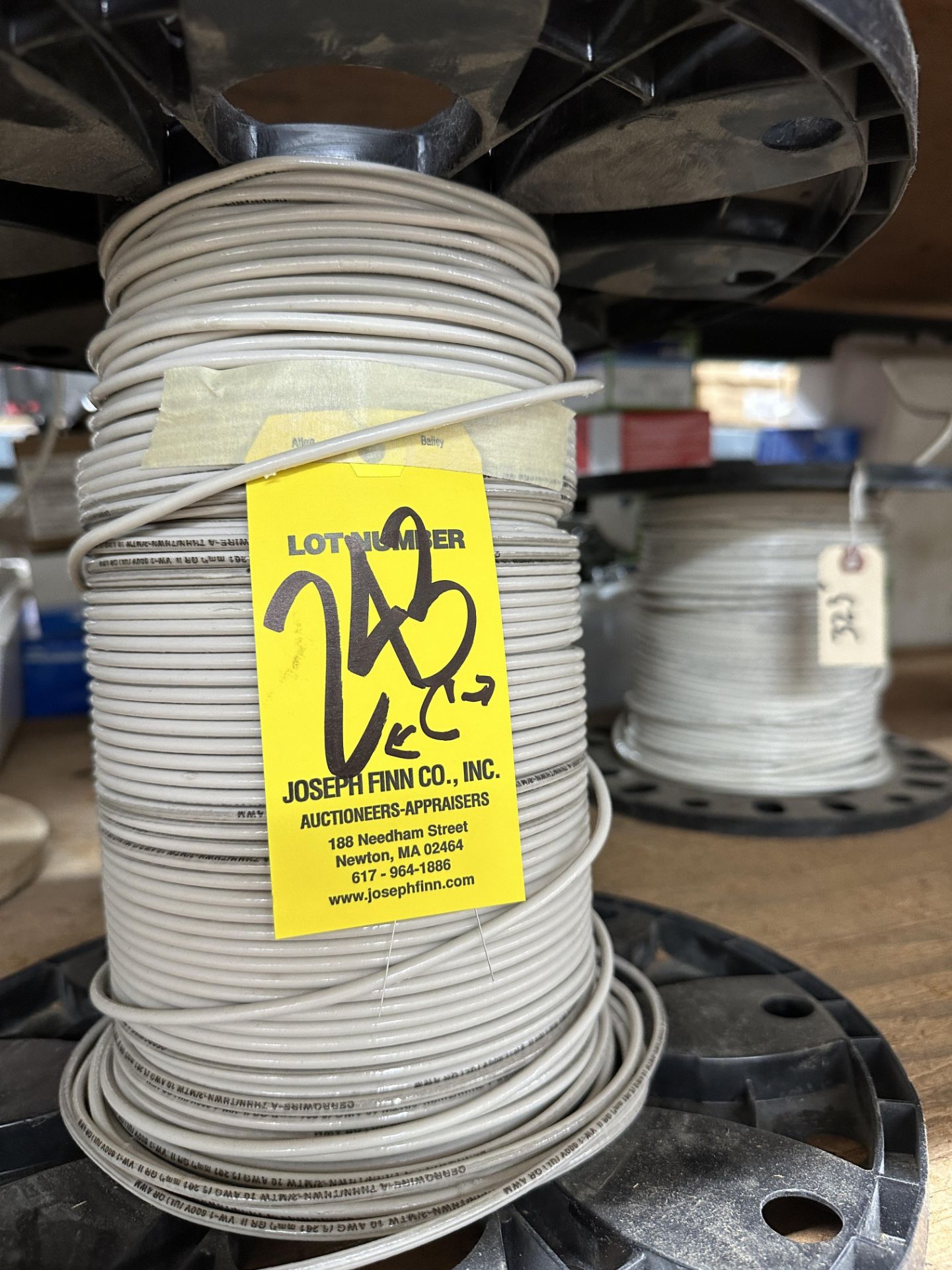 LOT Asst. Spools Wire on Shelf
