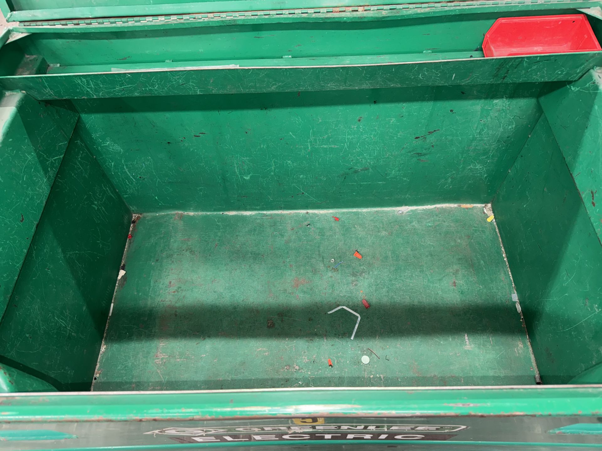 Greenlee #3048/23362 Storage Box Port. Job Box - Image 3 of 4